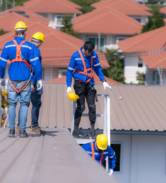 Workers on Roof Top