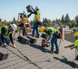 Replacing Damaged Shingles on Roof
